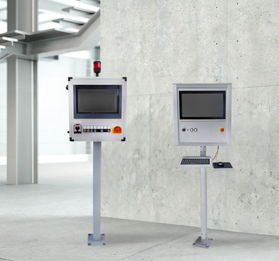 A product image of customisable operator stations from BERNSTEIN AG