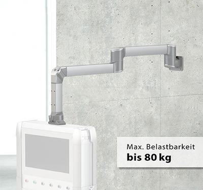 Ein Produktbild vom BERNSTEIN Tragarmsystem CS-3000 neXt mit Gewichtsangabe in Deutsch